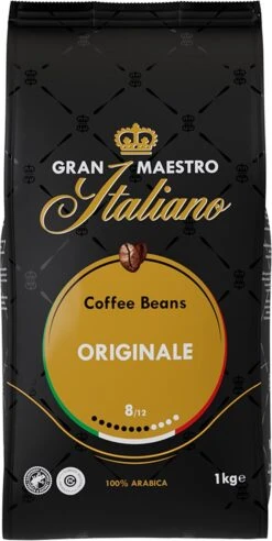 Gran Maestro Italiano - Orginale - Koffiebonen - Bonen Voor Espresso En Lungo - Arabica – 4 X 1kg 7 Gran Maestro Italiano - Orginale - Koffiebonen - Bonen Voor Espresso En Lungo - Arabica – 4 X 1kg -Koffie Discountwinkel 602x1200 2