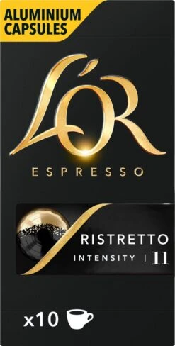 L'OR Espresso Ristretto (11) - 10 X 10 Koffiecups -Koffie Discountwinkel 607x1200 1