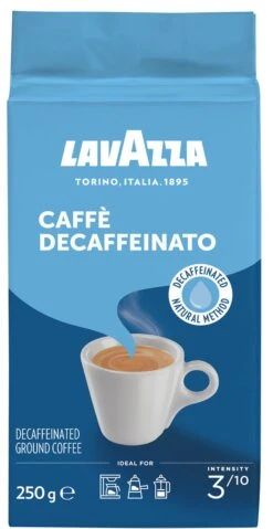 Lavazza Caffe Decaffeinato Filterkoffie - 250 Gram X8 -Koffie Discountwinkel 619x1200 4