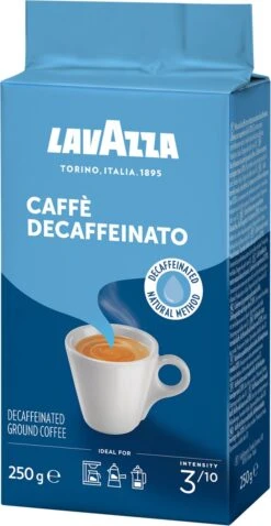 Lavazza Caffe Decaffeinato Filterkoffie - 250 Gram X8 -Koffie Discountwinkel 620x1200