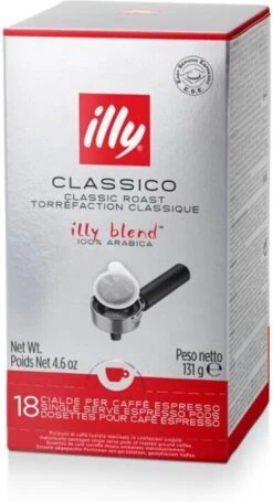 Illy ESE 18 Servings Monodose Normaal -Koffie Discountwinkel 651x1200