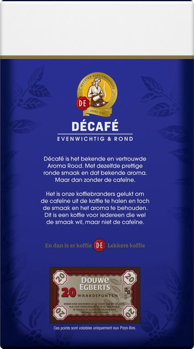 Douwe Egberts Decafé Filterkoffie - 6 X 500 Gram 3 Douwe Egberts Decafé Filterkoffie - 6 X 500 Gram - Afbeelding 3