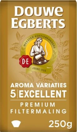 Douwe Egberts Excellent - Filterkoffie - 12 X 250 Gram -Koffie Discountwinkel 699x1200 1