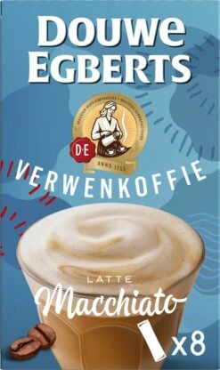 Douwe Egberts Verwenkoffie Latte Macchiato Oploskoffie - 5 X 8 Zakjes 17 Douwe Egberts Verwenkoffie Latte Macchiato Oploskoffie - 5 X 8 Zakjes -Koffie Discountwinkel 713x1200 3
