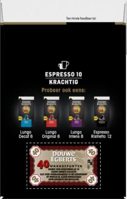Douwe Egberts Espresso Krachtig (10) - 5 X 40 Koffiecups -Koffie Discountwinkel 766x1200