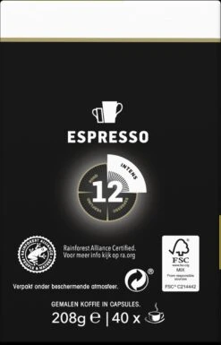Douwe Egberts Espresso Ristretto Koffiecups (12) - 5 X 40 Koffiecups -Koffie Discountwinkel 770x1200 1