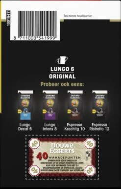 Douwe Egberts Lungo Original Koffiecups (6) - 5 X 40 Koffiecups -Koffie Discountwinkel 770x1200 3