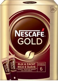 Nescafé Gold Oploskoffie - 6 Doosjes à 25 Zakjes 8 Nescafé Gold Oploskoffie - 6 Doosjes à 25 Zakjes -Koffie Discountwinkel 853x1200 1