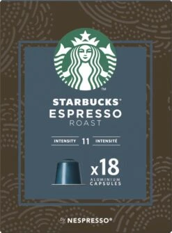 Starbucks By Nespresso Capsules Espresso Roast - 7 Doosjes à 18 Koffiecups -Koffie Discountwinkel 884x1200