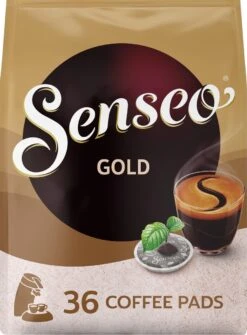 Senseo Gold Koffiepads - 5/9 Intensiteit - 10 X 36 Pads -Koffie Discountwinkel 886x1200