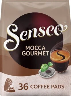 Senseo Mocca Gourmet Koffiepads - 4/9 Intensiteit - 10 X 36 Pads -Koffie Discountwinkel 887x1200 2