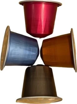 100 Capsules Epic Coffee - Espresso - Nespresso® Compatible Aluminium Capsules - RFA Keurmerk - Doos 100 Stuks -Koffie Discountwinkel 892x1200