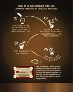 Douwe Egberts Espresso Sticks Oploskoffie - 6 X 25 Zakjes 9 Douwe Egberts Espresso Sticks Oploskoffie - 6 X 25 Zakjes -Koffie Discountwinkel 957x1200