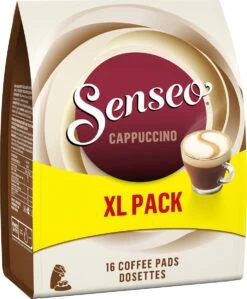 Senseo Cappuccino Koffiepads - 2/9 Intensiteit - 4 X 16 Pads - Voordeelverpakking -Koffie Discountwinkel 990x1200 3